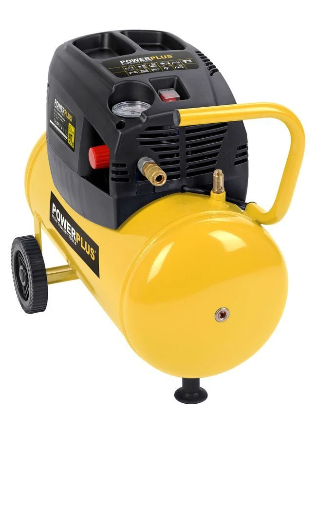 Powerplus POWX1725 Compressor - 1100W - 24L - Olievrij 1 Powerplus POWX1725 Compressor - 1100W - 24L - Olievrij