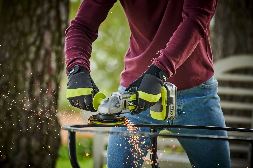 Ryobi R18AG7-0 ONE+ 18V Li-Ion Accu Haakse Slijper Body - 125mm - Koolborstelloos - 5133002852 4 Ryobi R18AG7-0 ONE+ 18V Li-Ion Accu Haakse Slijper Body - 125mm - Koolborstelloos - 5133002852 - Afbeelding 4