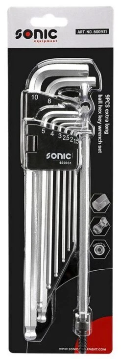 Sonic 600931 Stiftsleutelset Binnenzeskant - Magneet - 9 Delig -Makita || Bosch || Stanley Verkoop a58b197ffd90fa872452443e14c9f489