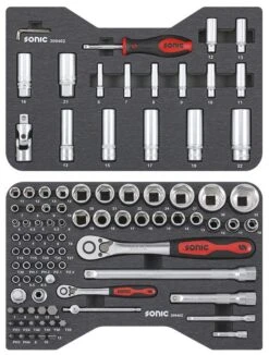 Sonic 309402 94 Delige Doppenset 1/4'' & 1/2'' In Koffer BMCS -Makita || Bosch || Stanley Verkoop a603f6529cfeed1c2acb01fe80168f37