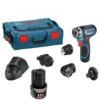 Bosch GSR 12V-15 FC 12V Li-Ion Accu Boor-/schroefmachine Set (2x 2.0Ah Accu) In L-Boxx Incl. 4 Opzetstukken - 06019F6000