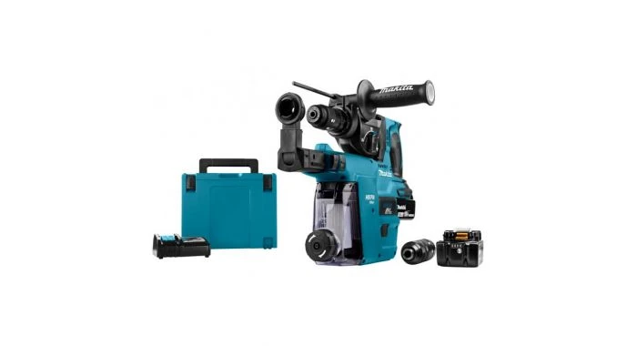 Makita DHR243RTJW 18V Li-Ion Accu SDS-plus Combihamer Incl. Snelspanboorkop En Stofafzuiging Set (2x 5.0Ah Accu) In Mbox - 2J - Koolborstelloos 1 Makita DHR243RTJW 18V Li-Ion Accu SDS-plus Combihamer Incl. Snelspanboorkop En Stofafzuiging Set (2x 5.0Ah Accu) In Mbox - 2J - Koolborstelloos