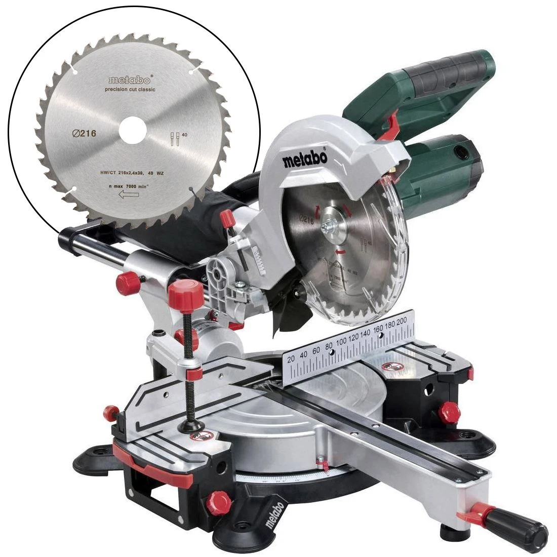 Metabo KGS 216 M Afkortzaag Met 2 Zaagbladen - 1500W - 216 X 30mm - 690827000 1 Metabo KGS 216 M Afkortzaag Met 2 Zaagbladen - 1500W - 216 X 30mm - 690827000