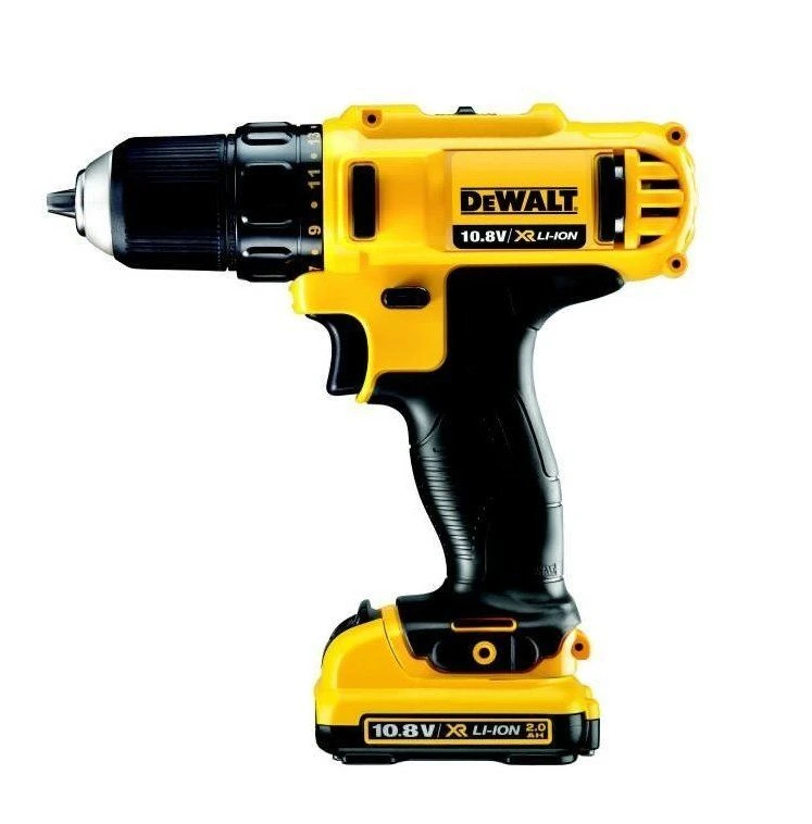 DeWalt DCD710D2 10.8/12V Li-Ion Accu Boor-/schroefmachine Set (2x 2.0Ah Accu) In Koffer - DCD710D2-QW 2 DeWalt DCD710D2 10.8/12V Li-Ion Accu Boor-/schroefmachine Set (2x 2.0Ah Accu) In Koffer - DCD710D2-QW - Afbeelding 2