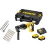 DeWalt DCH133P2X 18V Li-Ion Accu SDS-plus Combihamer Set (2x 5.0Ah Accu) In TSTAK - 2,6J - DCH133P2X-DE