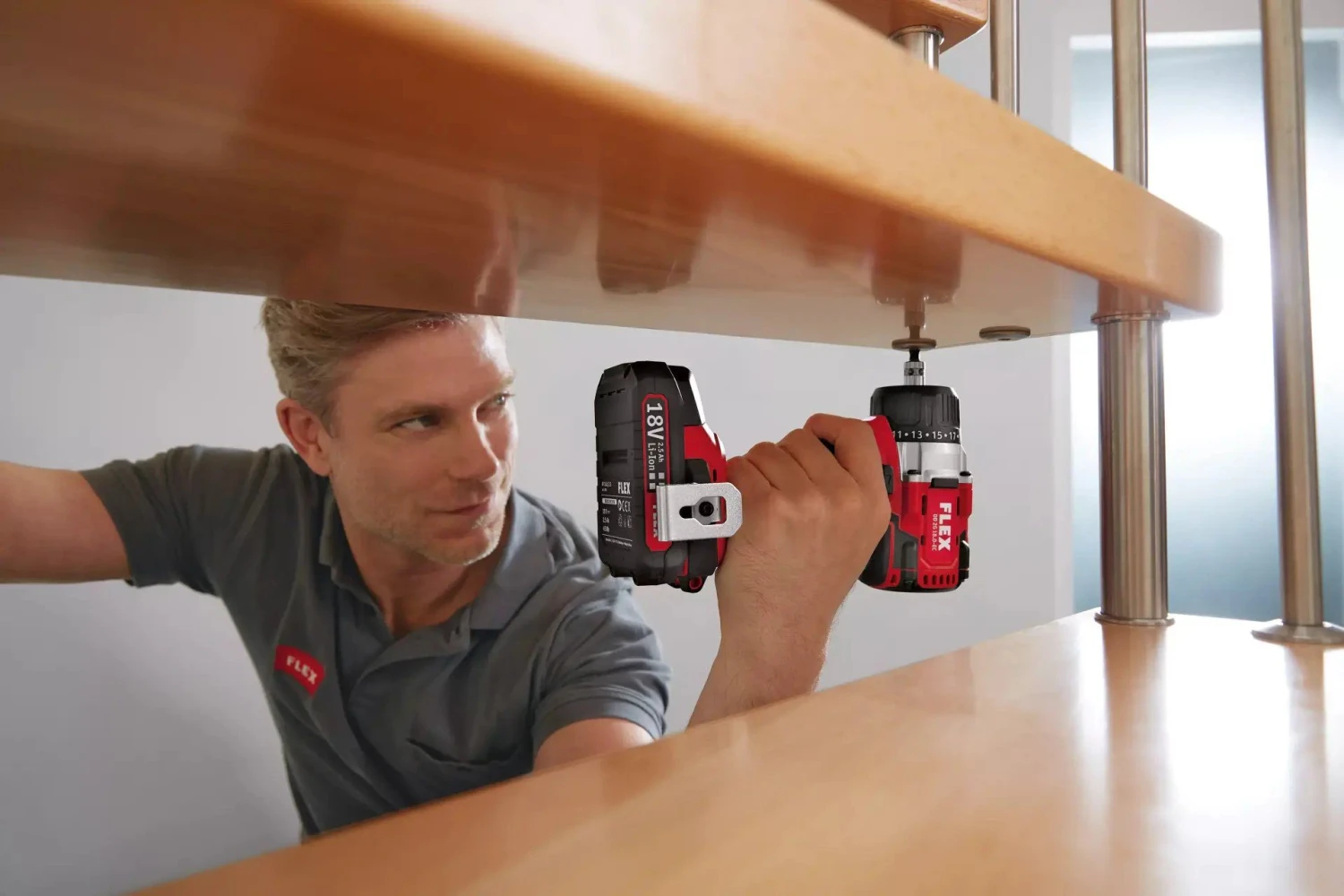 Flex DD 2G 18.0-EC 18V Li-ion Accu Schroef-/boormachine Body In L-Boxx - Koolborstelloos - 447498 2 Flex DD 2G 18.0-EC 18V Li-ion Accu Schroef-/boormachine Body In L-Boxx - Koolborstelloos - 447498 - Afbeelding 2