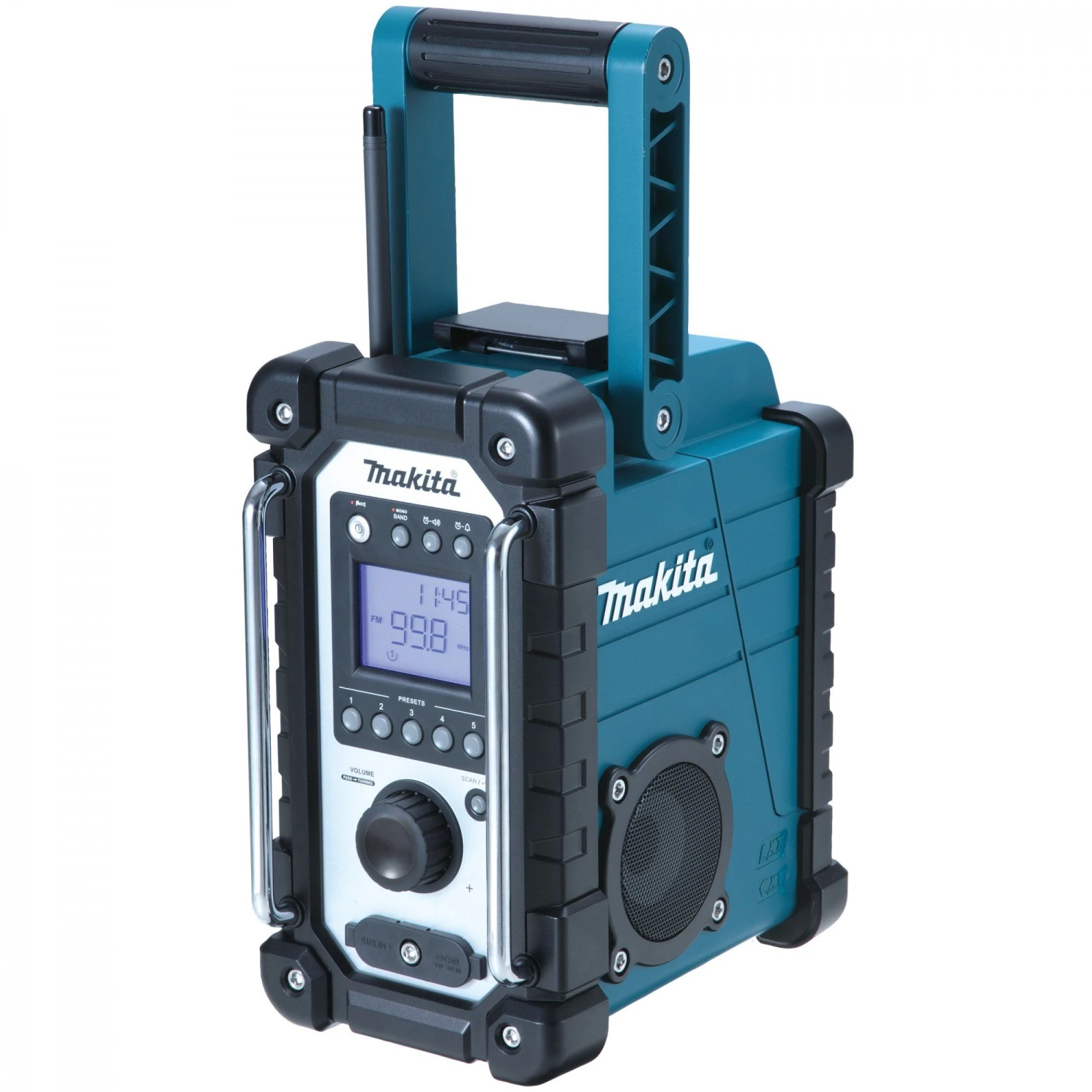 Makita DMR107 7.2-18V Li-Ion Accu Bouwradio - Werkt Op Netstroom & Accu 1 Makita DMR107 7.2-18V Li-Ion Accu Bouwradio - Werkt Op Netstroom & Accu