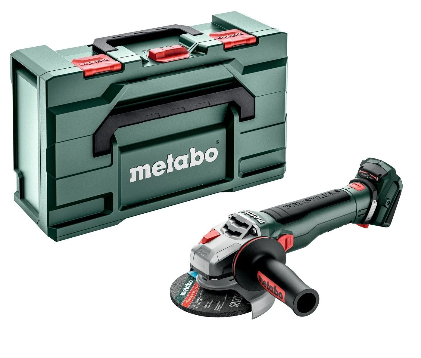 Metabo WB 18 LT BL 11-125 Quick 18V Accu-slijper Body In MetaBox - 125 Mm 1 Metabo WB 18 LT BL 11-125 Quick 18V Accu-slijper Body In MetaBox - 125 Mm