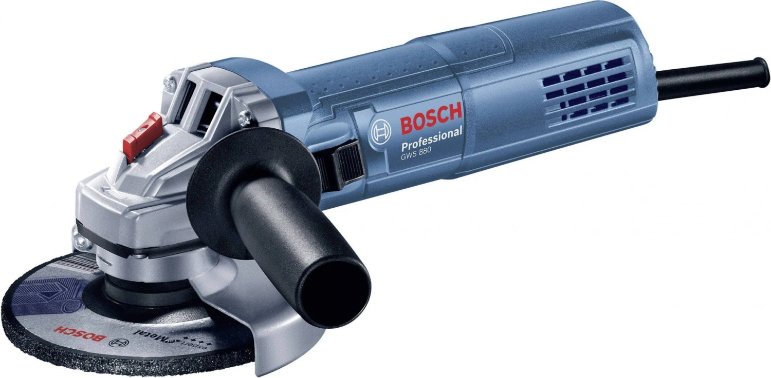 Bosch GWS 880 Haakse Slijper - 880W - 125mm - 060139600A 1 Bosch GWS 880 Haakse Slijper - 880W - 125mm - 060139600A