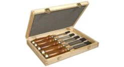 Stanley 2-16-217 5-delige Houtbeitelset Bailey In Houten Kist