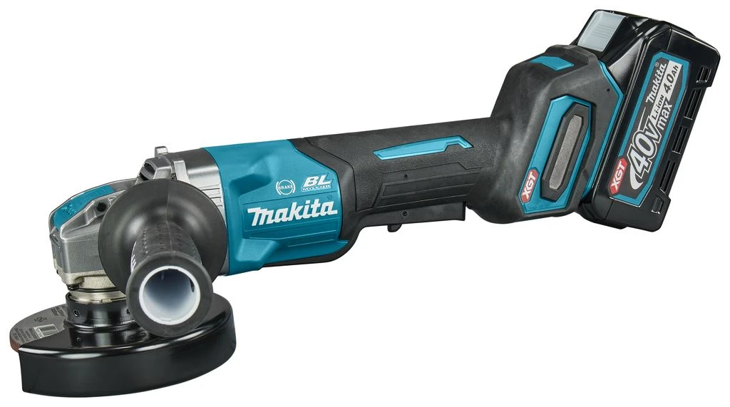 Makita GA047GM201 XGT 40V Max Li-ion Accu Haakse Slijper Set (2x 4,0Ah) In Mbox - 125 Mm - Koolborstelloos 2 Makita GA047GM201 XGT 40V Max Li-ion Accu Haakse Slijper Set (2x 4,0Ah) In Mbox - 125 Mm - Koolborstelloos - Afbeelding 2