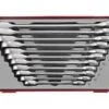 Teng Tools TT6511RS 11-delige Steek-/ringratelsleutelset In Tray - Plat - 8-19mm - 186750105