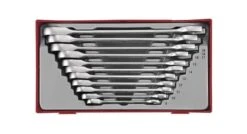 Teng Tools TT6511RS 11-delige Steek-/ringratelsleutelset In Tray - Plat - 8-19mm - 186750105