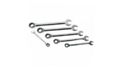Brüder Mannesmann 19826 6-delige Steek-/ringratelsleutelset - 8-19mm