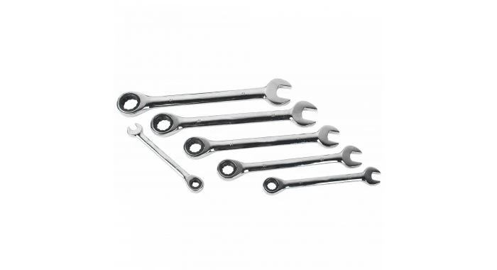 Brüder Mannesmann 19826 6-delige Steek-/ringratelsleutelset - 8-19mm 1 Brüder Mannesmann 19826 6-delige Steek-/ringratelsleutelset - 8-19mm