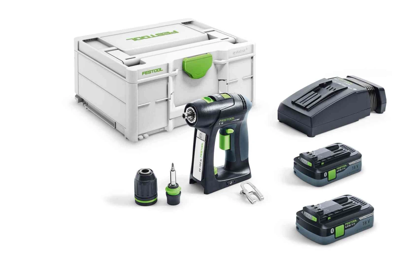 Festool C 18 HPC4,0 I-Plus 18V Li-Ion Accu Schroefboormachine Set (2x 4,0Ah) In Systainer - 45Nm - 40mm - Koolborstelloos - 576435 7 Festool C 18 HPC4,0 I-Plus 18V Li-Ion Accu Schroefboormachine Set (2x 4,0Ah) In Systainer - 45Nm - 40mm - Koolborstelloos - 576435 - Afbeelding 7
