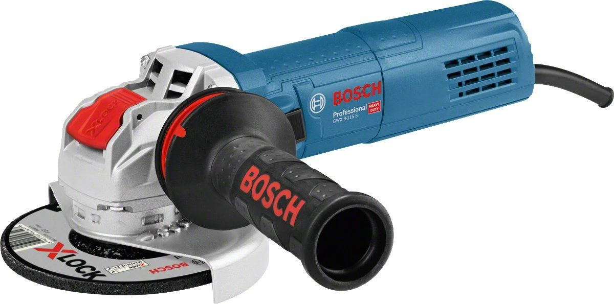 Bosch GWX 9-115 S X-LOCK Haakse Slijper In Koffer - 900W - 115mm - Variabel - 06017B1000 1 Bosch GWX 9-115 S X-LOCK Haakse Slijper In Koffer - 900W - 115mm - Variabel - 06017B1000