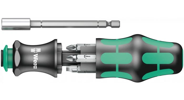 Wera 05073240001 Kraftform Kompact 28 SB 7-delige Handbithouder Met Bitmagazijn 1 Wera 05073240001 Kraftform Kompact 28 SB 7-delige Handbithouder Met Bitmagazijn