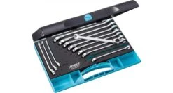 Hazet 606N/12 12-delige Ratel-ring-steeksleutelset - 8-19mm