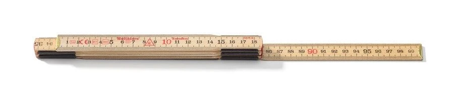 Hultafors 1959-01-06 Duimstok - Hout - 1m - 100204 2 Hultafors 1959-01-06 Duimstok - Hout - 1m - 100204 - Afbeelding 2