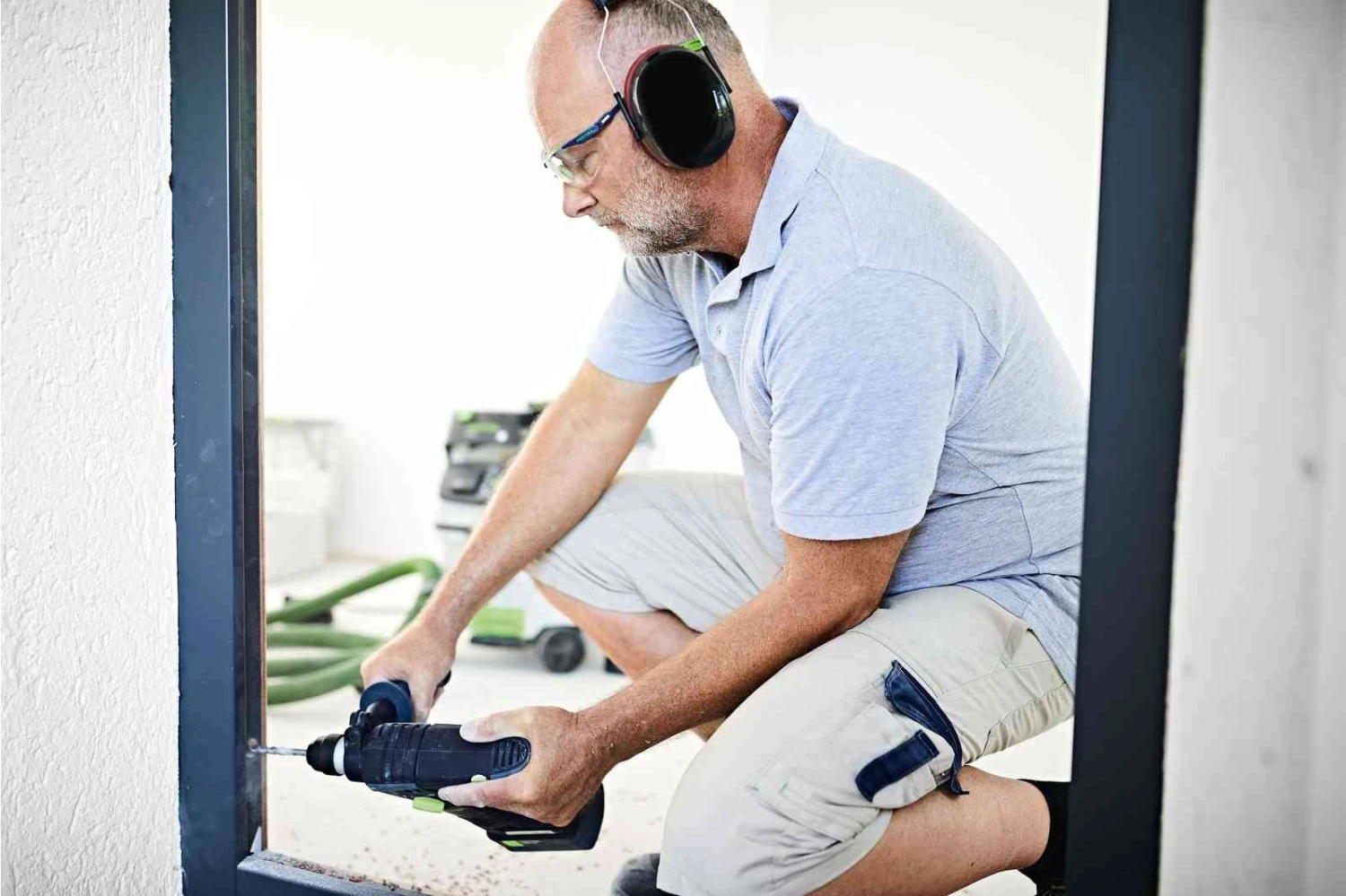 Festool BHC 18 HPC4,0 I-Plus 18V Li-Ion Accu Boorhamer Set (2x 4,0Ah) In Systainer - 1,8J - 68mm 5 Festool BHC 18 HPC4,0 I-Plus 18V Li-Ion Accu Boorhamer Set (2x 4,0Ah) In Systainer - 1,8J - 68mm - Afbeelding 5