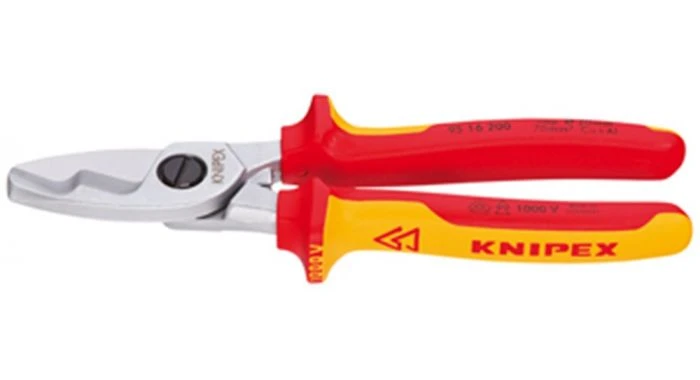 Knipex 9516200 Kabelschaar Met Dubbele Snijkanten - 200mm 1 Knipex 9516200 Kabelschaar Met Dubbele Snijkanten - 200mm