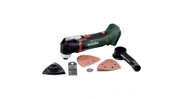 Metabo MT 18 LTX 18V Li-Ion Accu Multitool Body + 14 Delige Accessoireset - 613021890 1 Metabo MT 18 LTX 18V Li-Ion Accu Multitool Body + 14 Delige Accessoireset - 613021890