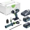 Festool TDC 18/4 5,0/4,0 I-Plus 18V Li-Ion Accu Schroefboormachine Set (1x 4,0Ah & 5,0Ah) In Systainer - 75Nm - 577649