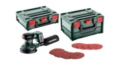 Metabo 691200000 18V Li-Ion Accu Excentrische Schuurmachine Body In MetaBOX + 100st. Schuurpapier - 125mm - Koolborstelloos