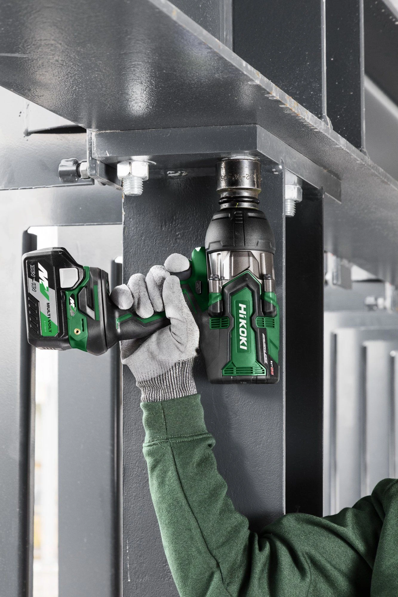 HiKOKI WR36DB 18/36V MultiVolt Li-Ion Accu Slagmoersleutel Body - 1130Nm - 1/2" - Koolborstelloos 4 HiKOKI WR36DB 18/36V MultiVolt Li-Ion Accu Slagmoersleutel Body - 1130Nm - 1/2" - Koolborstelloos - Afbeelding 4