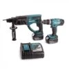 Makita DLX2025 18V Li-Ion Accu Combiset In Tas (2x 3,0Ah Accu)