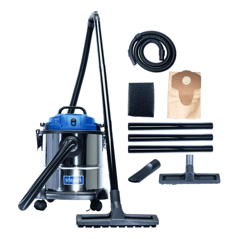 Scheppach NTS20 Nat En Droogstofzuiger -1200W 3 Scheppach NTS20 Nat En Droogstofzuiger -1200W - Afbeelding 3