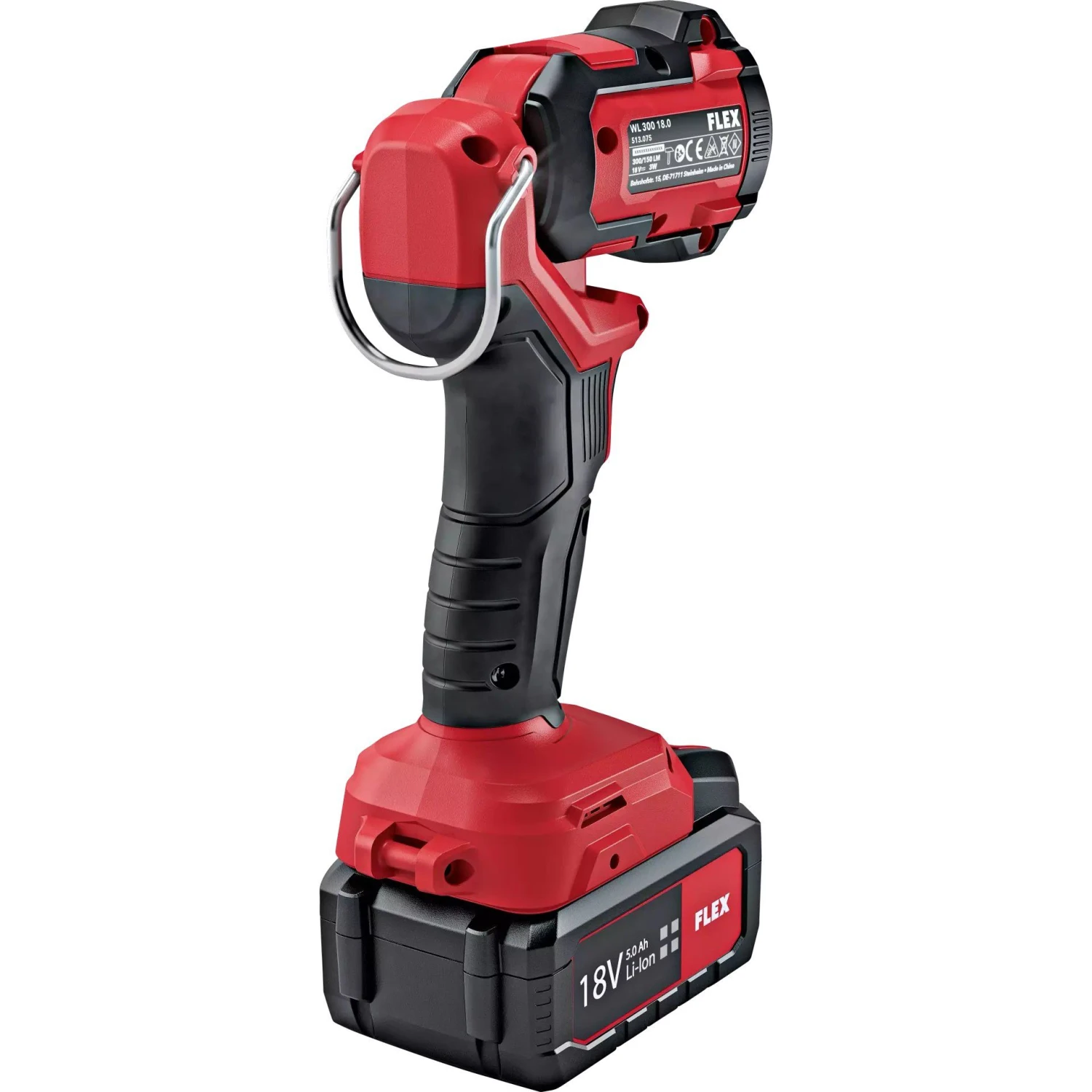 Flex WL 300 18.0 Li-ion Accu LED Handlamp Body - 18V 2 Flex WL 300 18.0 Li-ion Accu LED Handlamp Body - 18V - Afbeelding 2