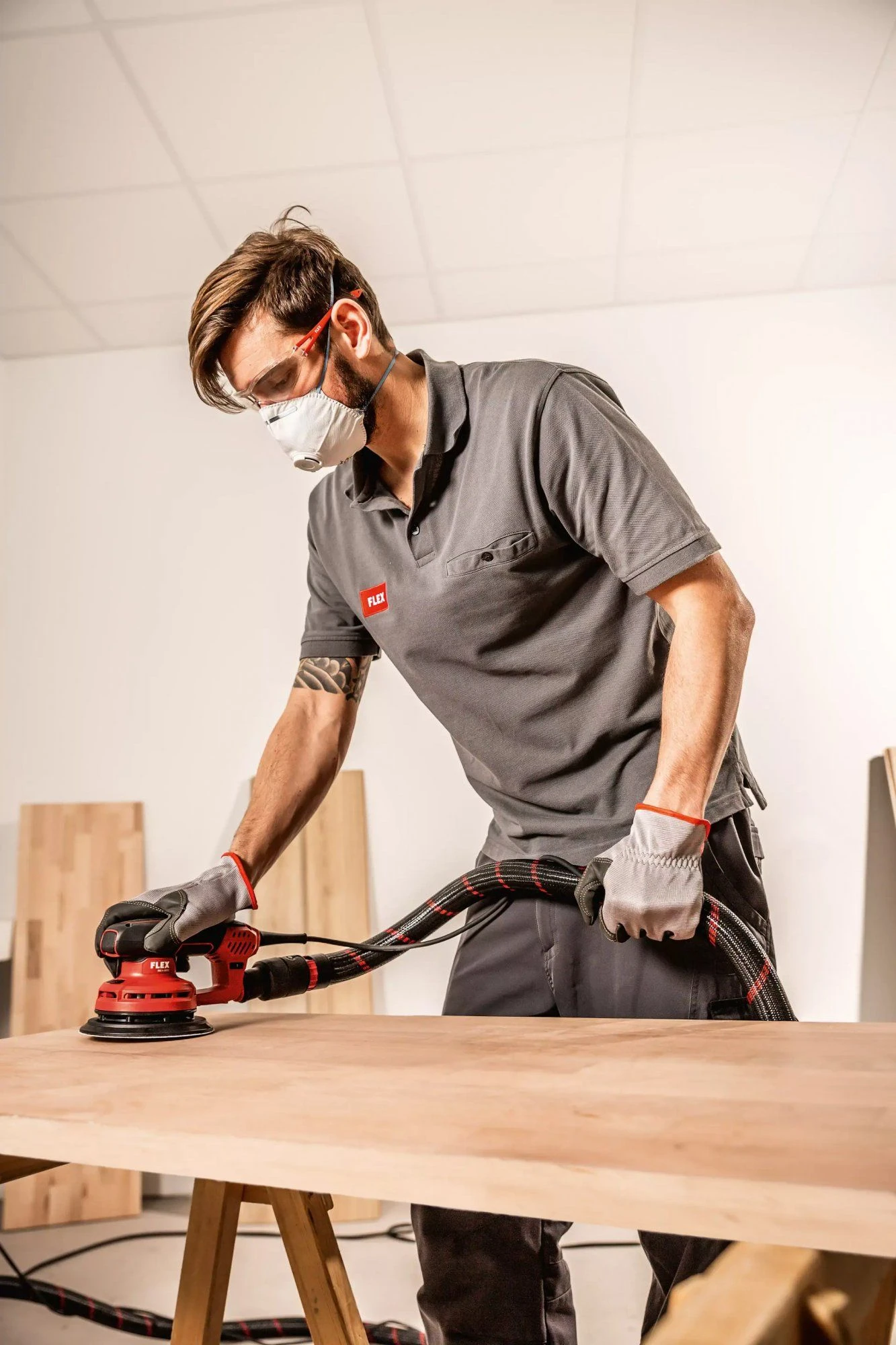 Flex ORE 3-150 EC Excentrische Schuurmachine Met Toerentalregeling - 150 Mm 3 Flex ORE 3-150 EC Excentrische Schuurmachine Met Toerentalregeling - 150 Mm - Afbeelding 3