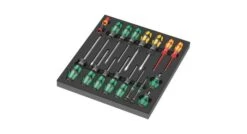 Wera 05150101001 9710 18-delige Schroevendraaierset In Schuimstof Inleg - PH/PZ