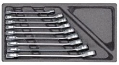 Gedore RED R22150002 9-delige Ringratel-steeksleutelset - 8-19mm - 3301701