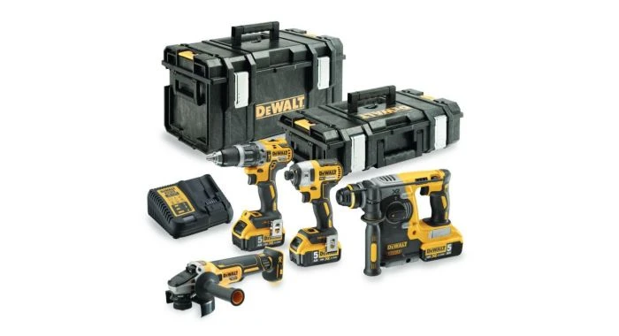 DeWALT DCK422P3 18V Li-ion Accu 4-delige Combiset (3x 5.0Ah Accu) In Toughsystem Koffer 1 DeWALT DCK422P3 18V Li-ion Accu 4-delige Combiset (3x 5.0Ah Accu) In Toughsystem Koffer