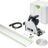 Festool TS 60 KEBQ-Plus-FS Invalcirkelzaag In Systainer - 1500W - 168 Mm - Met Geleiderail - 577417