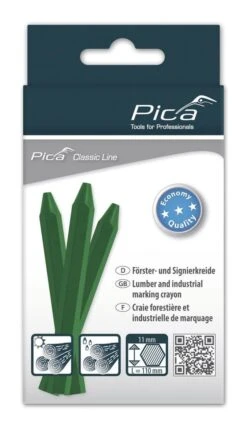 Pica 591/36 Markeerkrijt ECO 11x110mm Groen - 12 Stuks