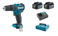 Makita HP332DSMJ 10.8V Li-Ion Accu Klopboor-/schroefmachine Set (2x 4.0Ah Accu) In Mbox