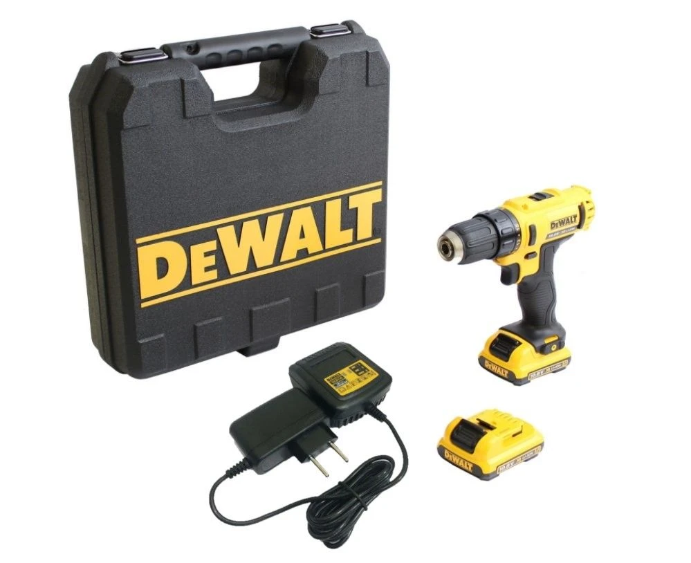 DeWalt DCD710D2 10.8/12V Li-Ion Accu Boor-/schroefmachine Set (2x 2.0Ah Accu) In Koffer - DCD710D2-QW 1 DeWalt DCD710D2 10.8/12V Li-Ion Accu Boor-/schroefmachine Set (2x 2.0Ah Accu) In Koffer - DCD710D2-QW