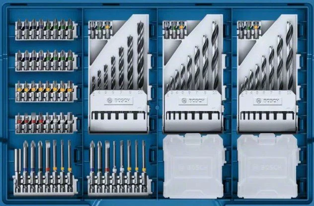 Bosch GSR 18V-55 18V Li-Ion Accu Schroefboormachine Set Incl. Accessoire Set (2x 4,0Ah) L-Case - 55Nm - Koolborstelloos - 06019H5209 2 Bosch GSR 18V-55 18V Li-Ion Accu Schroefboormachine Set Incl. Accessoire Set (2x 4,0Ah) L-Case - 55Nm - Koolborstelloos - 06019H5209 - Afbeelding 2