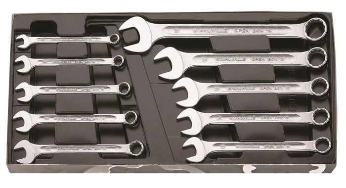 Stahlwille 13/10KT Ringsteeksleutelset In Kunststof Inleg - 8-19mm - 96400808 1 Stahlwille 13/10KT Ringsteeksleutelset In Kunststof Inleg - 8-19mm - 96400808