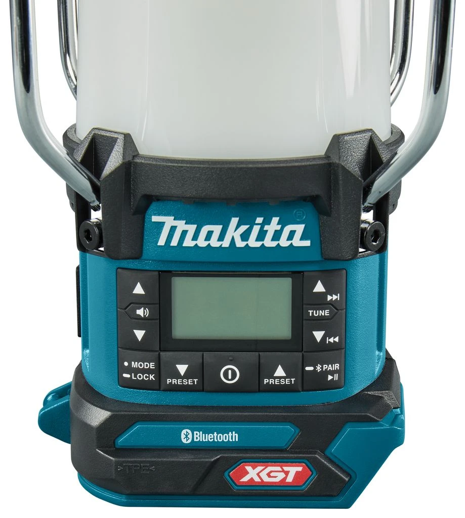 Makita MR010GZ 40 V Max Camping Lamp Met Radio En Bluetooth 2 Makita MR010GZ 40 V Max Camping Lamp Met Radio En Bluetooth - Afbeelding 2