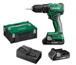 HiKOKI DV18DDWQZ 18V Li-Ion Accu Klopboorschroefmachine Set (2x 3,0Ah) In HSC - 55Nm - Koolborstelloos