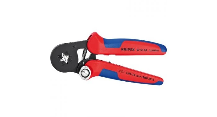 Knipex 975304SB Zelfstellende Krimptang - 180mm 1 Knipex 975304SB Zelfstellende Krimptang - 180mm
