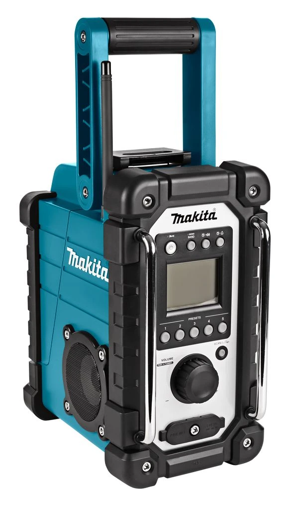 Makita DMR107 7.2-18V Li-Ion Accu Bouwradio - Werkt Op Netstroom & Accu 2 Makita DMR107 7.2-18V Li-Ion Accu Bouwradio - Werkt Op Netstroom & Accu - Afbeelding 2