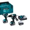 Makita DLX2418TJ 18V Li-Ion Accu Klopboor-/schroefmachine (DHP486) & Slagschroevendraaier (DTD153) Combiset (3x 5.0Ah Accu) In Mbox