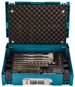 Makita HR2470 SET SDS-plus Combihamer In Koffer - 780W - 2,4J + B-52059 / B-53877 17 Delige SDS-plus Boor / Beitel Set In Mbox -Makita || Bosch || Stanley Verkoop e317877335e9f11d42fd125f78709a9f