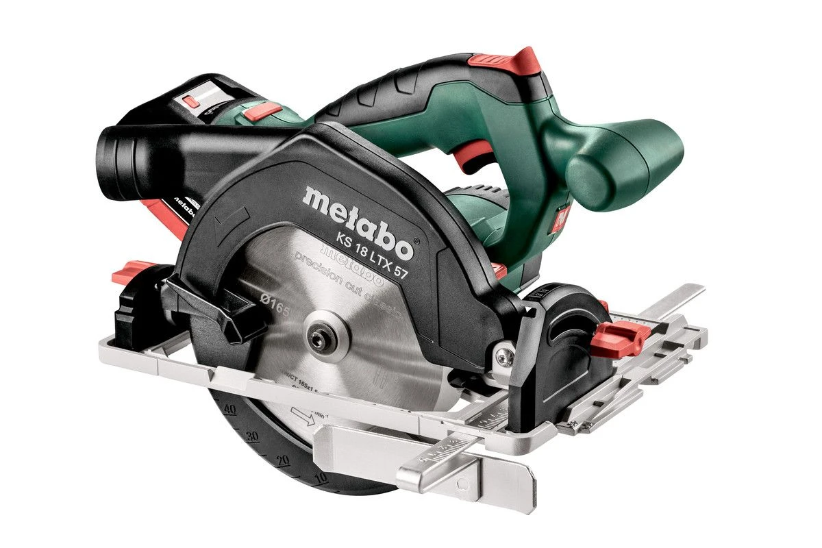 Metabo KS 18 LTX 57 18V LiHD Accu Cirkelzaag Set In MetaBOX (2x 7,0Ah Accu) - 57mm - 601857830 1 Metabo KS 18 LTX 57 18V LiHD Accu Cirkelzaag Set In MetaBOX (2x 7,0Ah Accu) - 57mm - 601857830